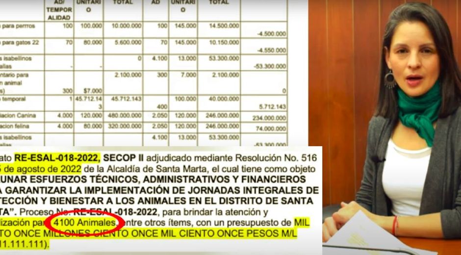 Captura de Pantalla Senadora Andrea Padilla Villarraga
