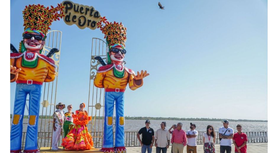 Microfiguras inspiradas en el carnaval de Barranquilla.