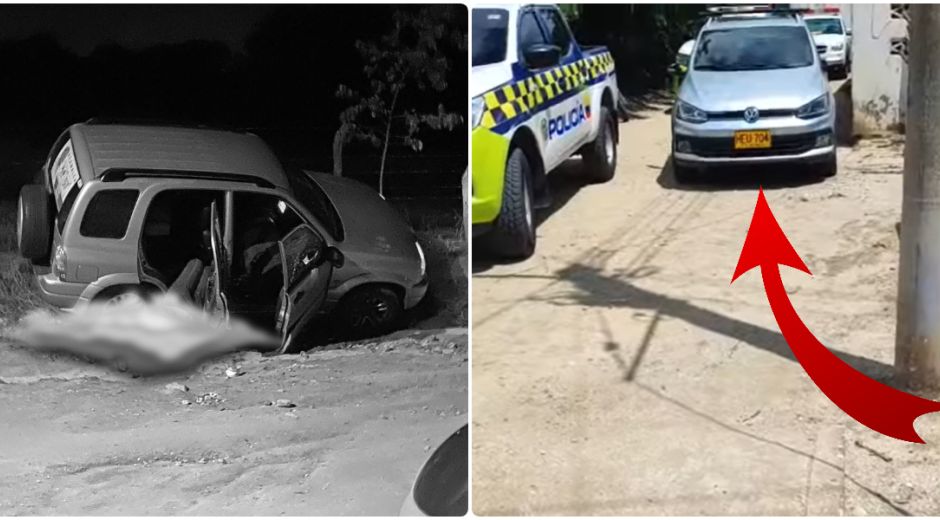 Estos son los dos carros involucrados en los homicidios perpetrados entre el 10 y el 11 de octubre. 