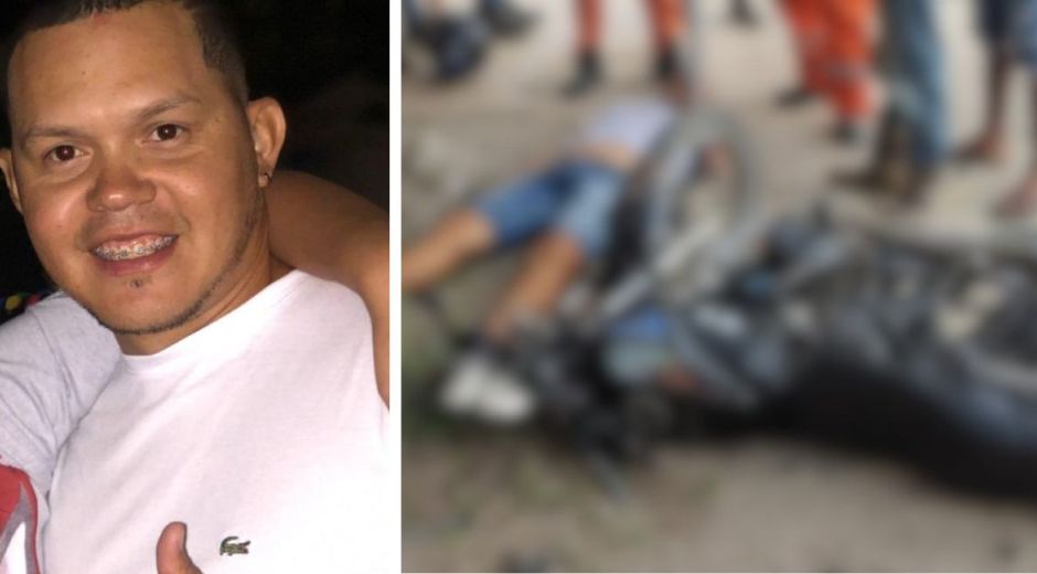 Cortesía Víctima de accidente de tránsito.