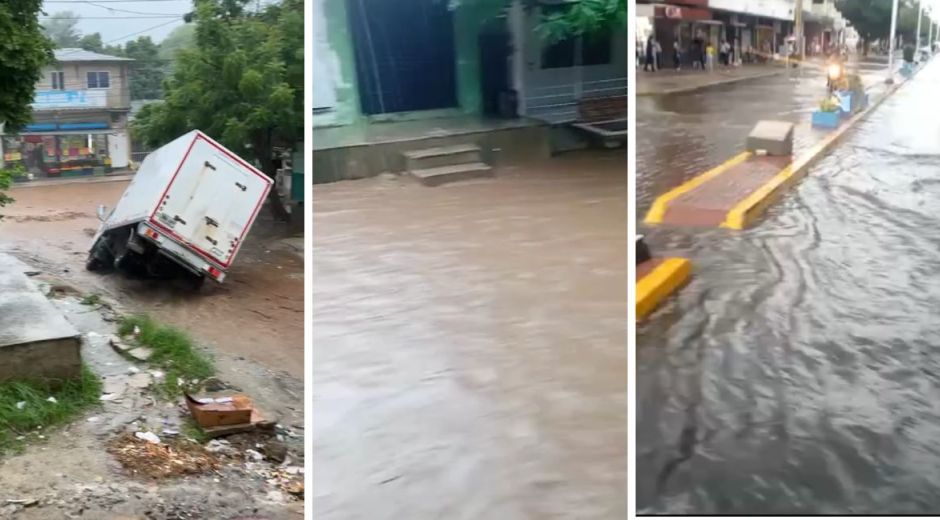 Afectaciones por la lluvia.