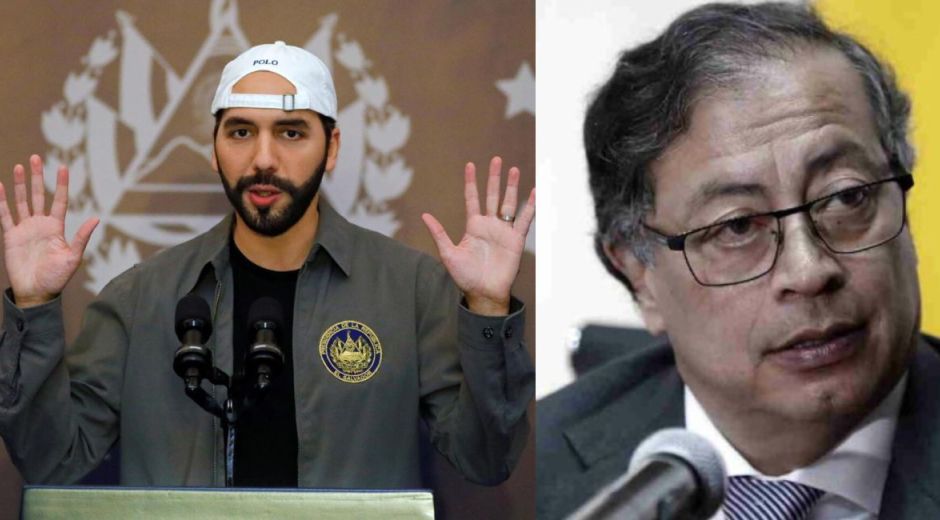 Cortesía Nayib Bukele y Gustavo Petro