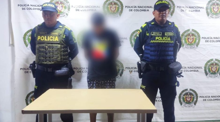 Sujeto capturado en vía pública de Ciénaga.