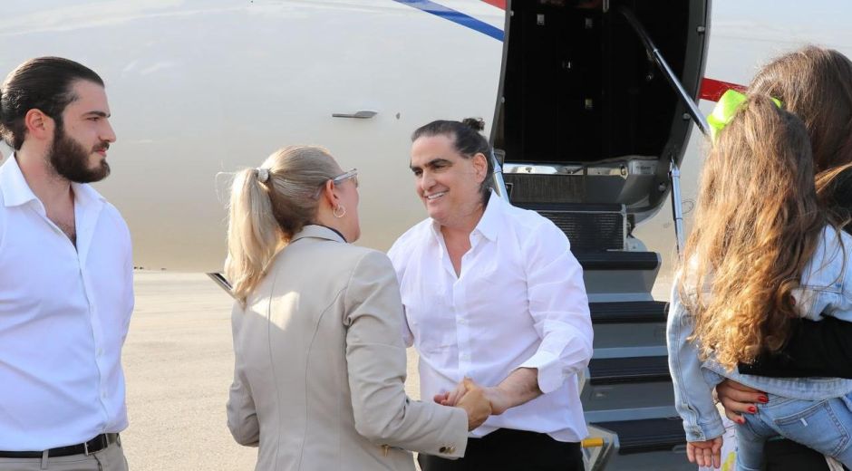Alex Saab en su llegada a Caracas.