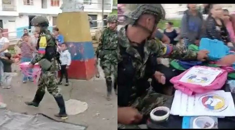 Cortesía Incursión de las Farc en colegios de Antioquia