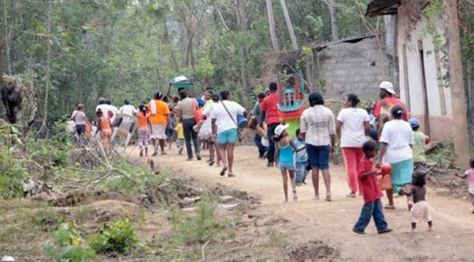 El desplazamiento forzado es una de las consecuencias de la guerra en Colombia.