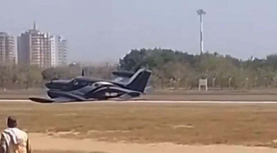 Cortesía. La aeronave tipo Cessna.