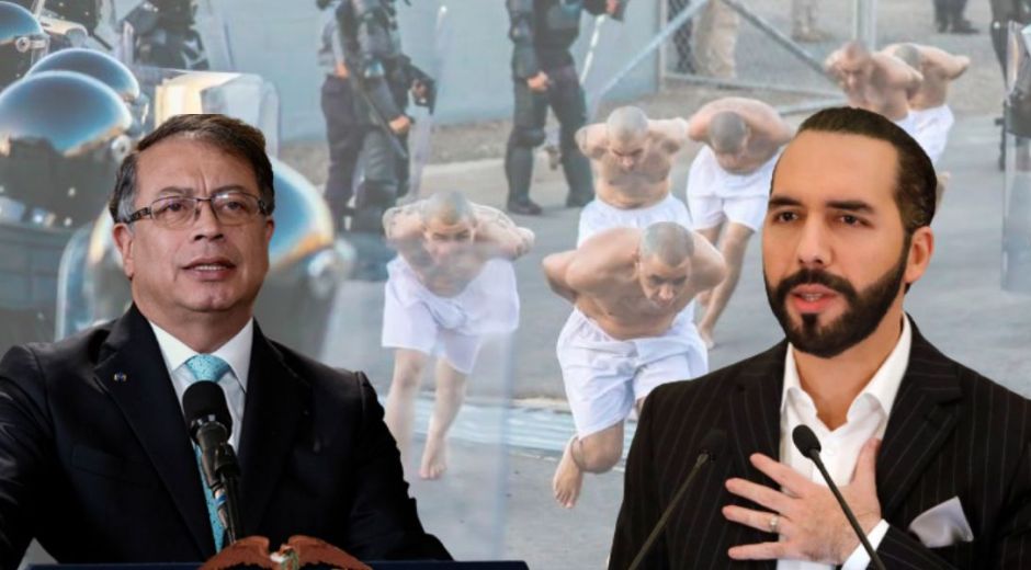 Gustavo Petro y Nayib Bukele 