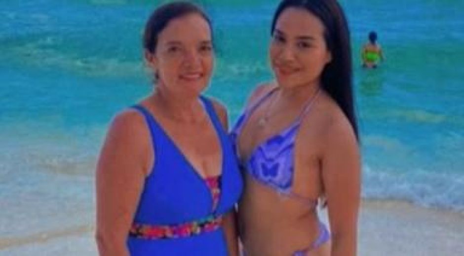 María Camila Navales, de 20 años, y su suegra, Gloria Amparo Grisales.