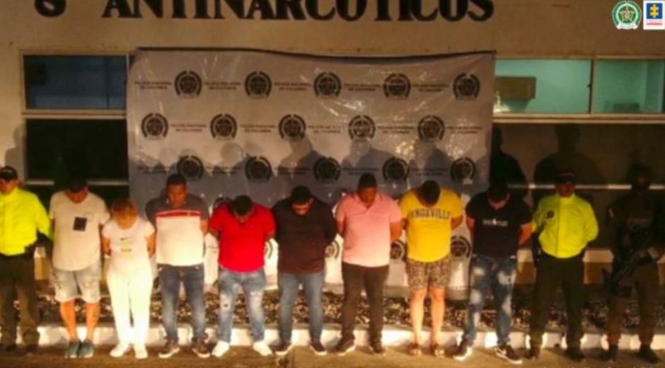 Fiscalía Unos de los capturados.