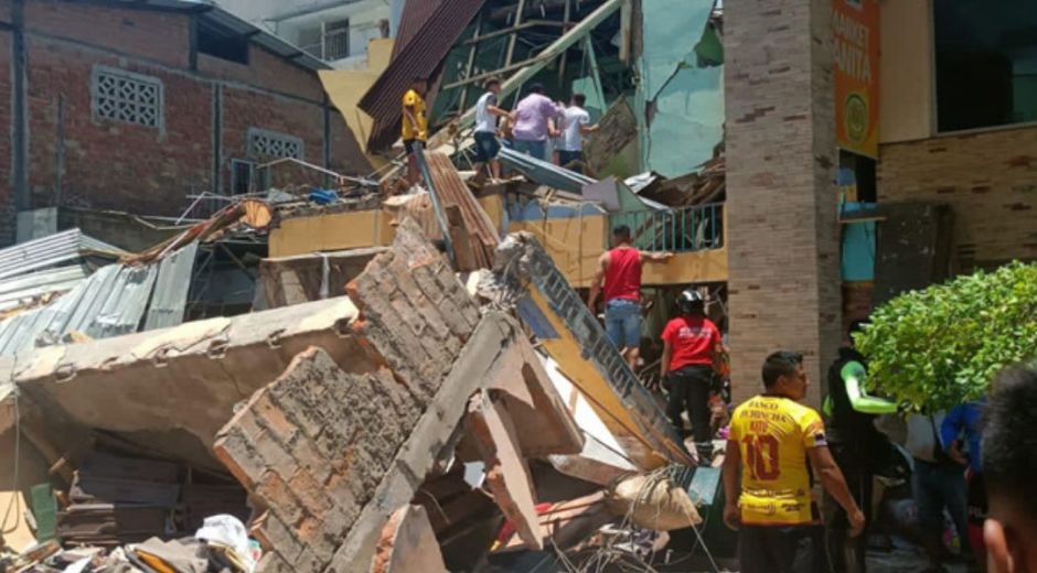 Sismo en Ecuador. 