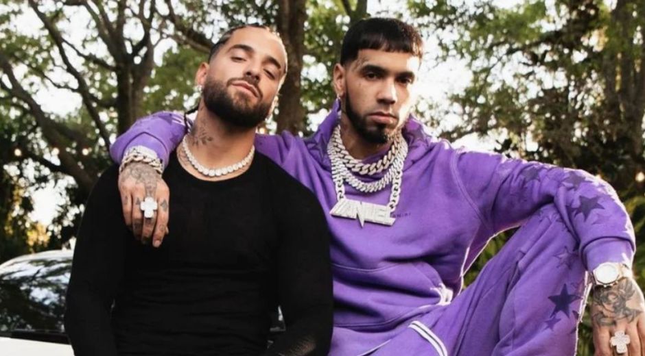 Cortesía Maluma y Anuel