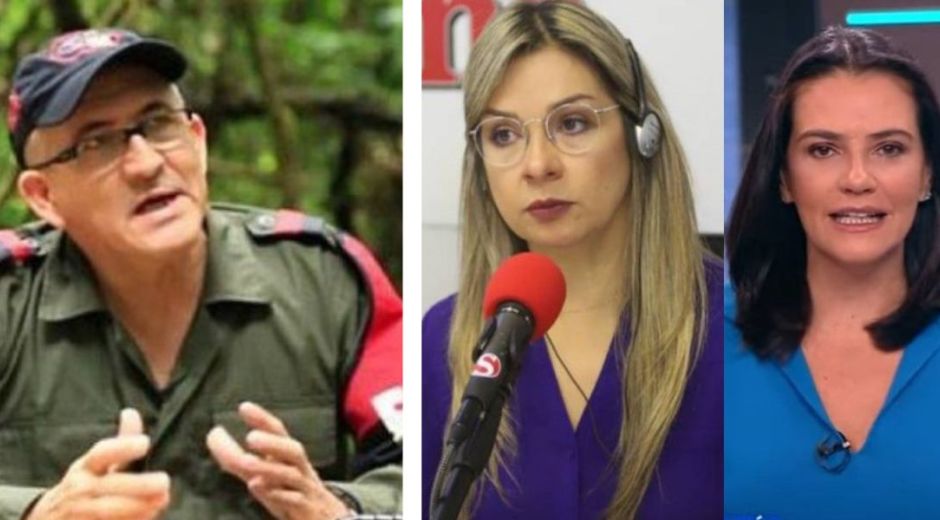 Cortesía Comandante amenazó a las periodistas.