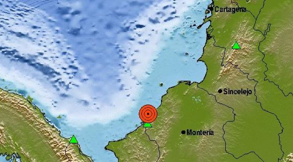 SGC Epicentro del temblor.