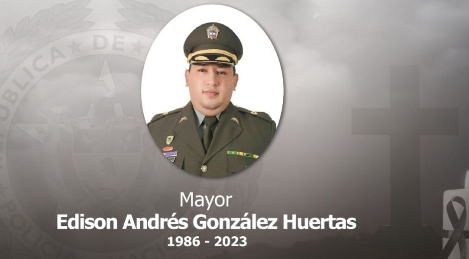 Director General de la Policía Nacional de Colombia. Edison Andrés González Huertas.