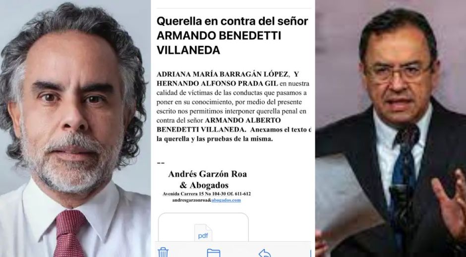 Armando Benedetti, Querella y Alfonso Prada