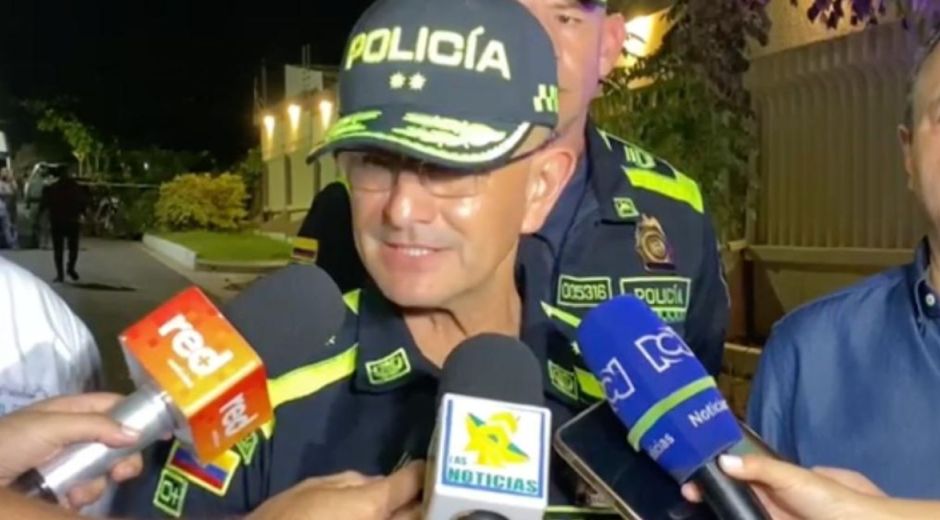 General Jorge Urquijo, comandante de la Policía Metropolitana de Barranquilla.