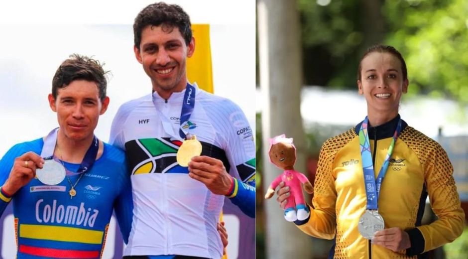 Los colombianos Miguel Ángel López con medalla de oro y Walter Vargas con plata, en la prueba femenina Diana Peñuela obtuvo medalla de plata.