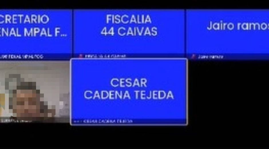 Captura de pantalla Audiencia en donde se dio la polémica.