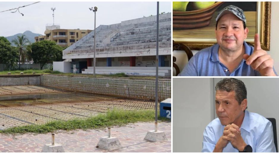 Archivo Los dos exgobernaddores fueron condenados por el abandono de la piscina olímpica.