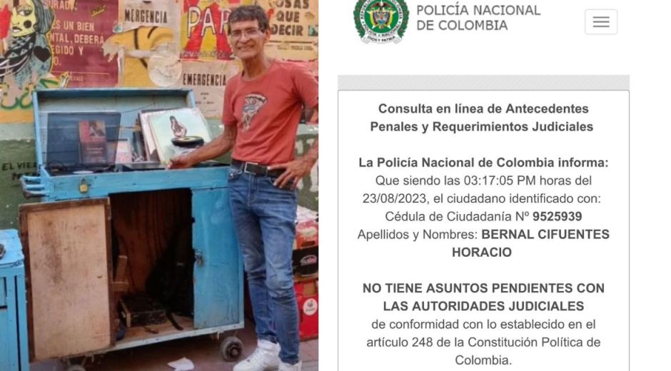 Cortesía Horacio Bernal, zapatero asesinado en Santa Marta