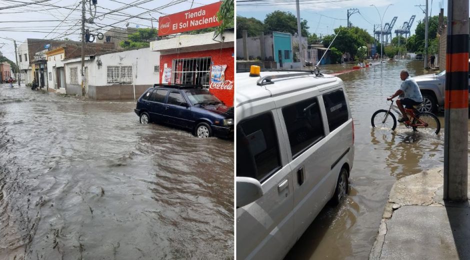 Cortesía Aguacero en Santa Marta.