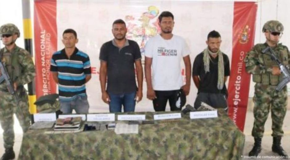 Fiscalía. Presuntos integrantes del 'Clan del Golfo'.