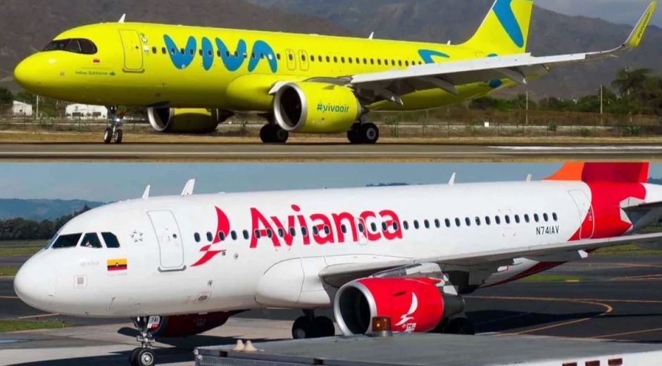 Avianca y Viva.