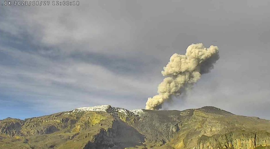 Volcán Nevado del Ruiz.