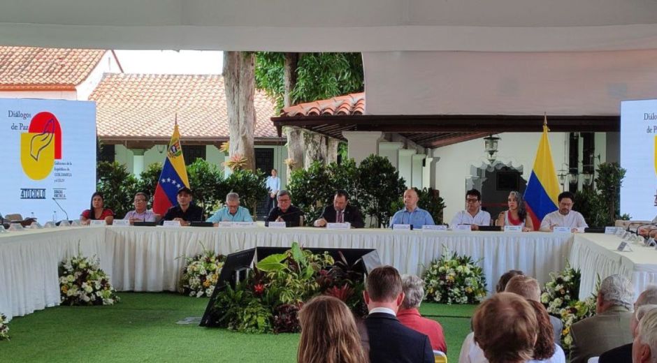 Cortesía Diálogos de paz adelantados en Caracas.