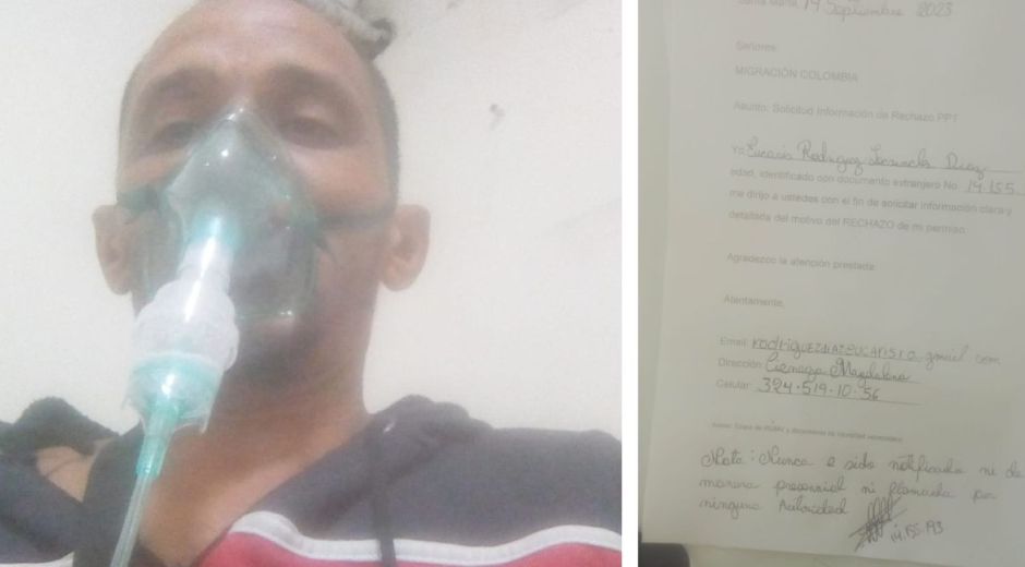 Cortesía Venezolano afectado por el fallo en el sistema.