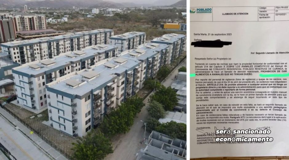 Cortesía Residentes denunciaron intimidaciones por alimentar animales.
