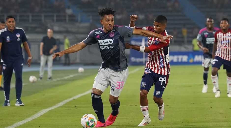 Junior vs Deportivo Independiente Medellín en el Metropolitano. 