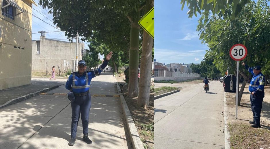 Cortesía Instalación de reductores de velocidad y señalización.