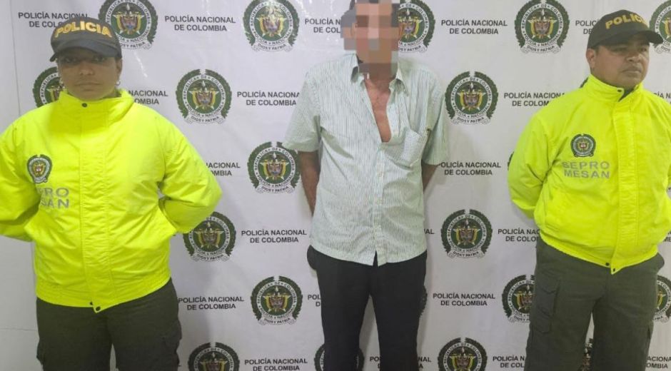 Cortesía Sujeto capturado por la Policía.
