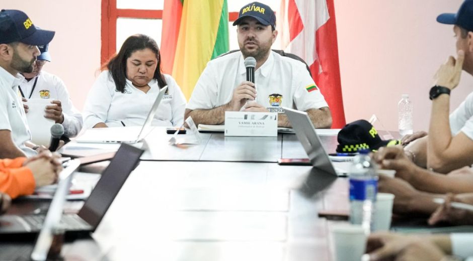 Cortesía Consejo de gestión del riesgo de Bolívar que presidió el gobernador Yamil Arana