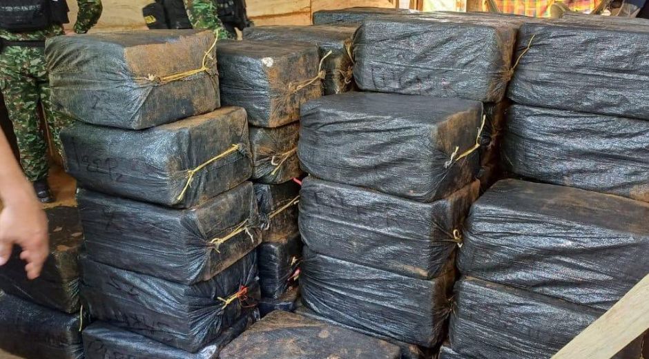Ministerio de Defensa Cocaína incautada.