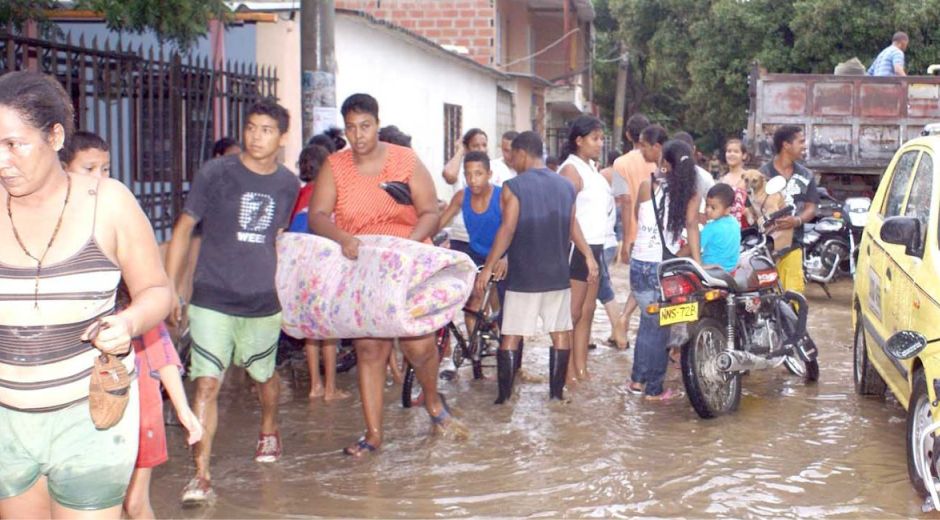 Damnificados por lluvias