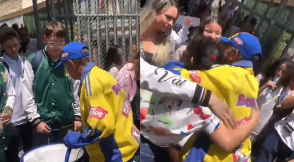 TikTok @prom2024_sagrado Estudiante comprándole al vendedor de BonIce