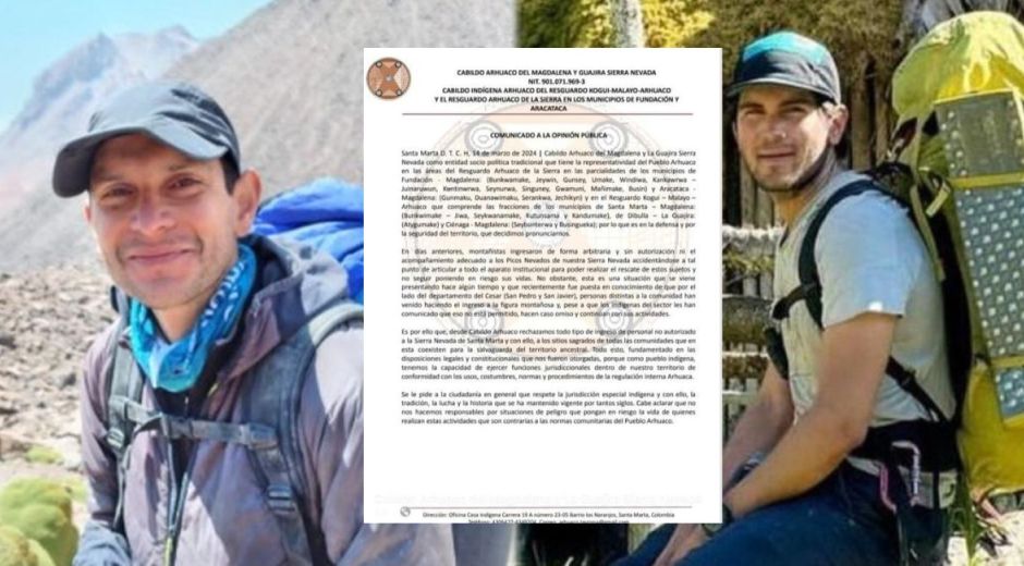 Jóvenes extraviados en la Sierra Nevada de Santa Marta