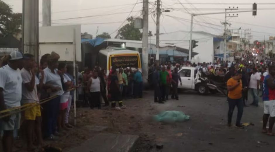 Cortesía. Accidente de tránsito en San Andrés