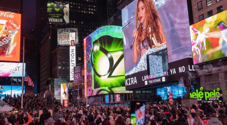 Concierto Shakira Times Square 