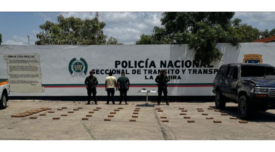 Capturados transportando marihuana en la vía Maicao - Riohacha  