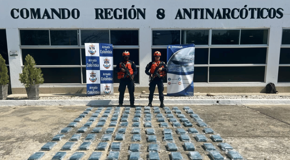 Incautan más de 100 kilos de cocaína en contenedores que saldrían del Puerto de Santa Marta