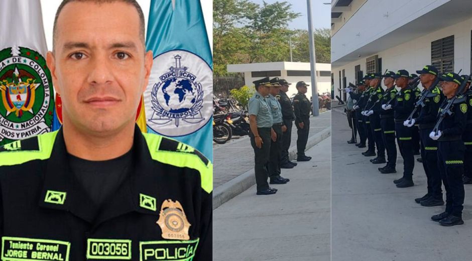 Cortesía La Policía adelantó la ceremonia de transmisión de mando durante la mañana de este martes.