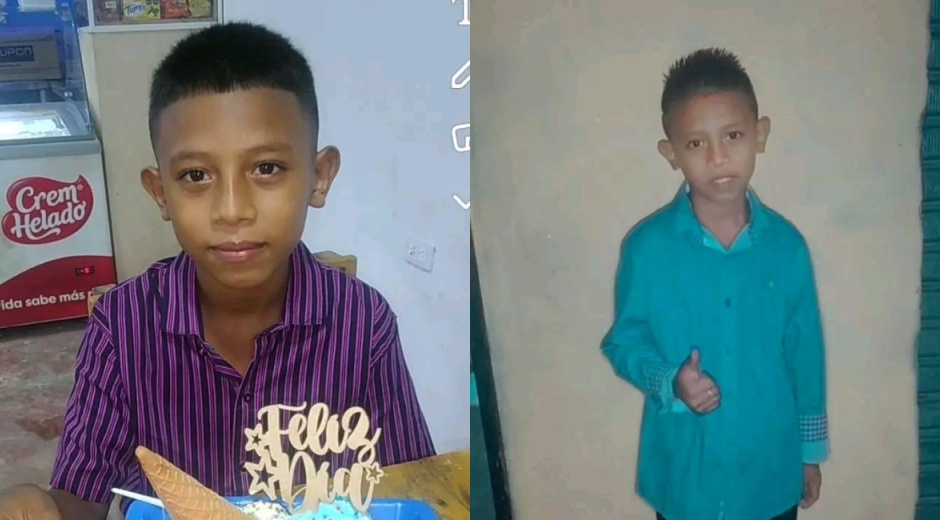 La foto del menor se publica con autorización de la madre. Jesús Miguel Posada Caro