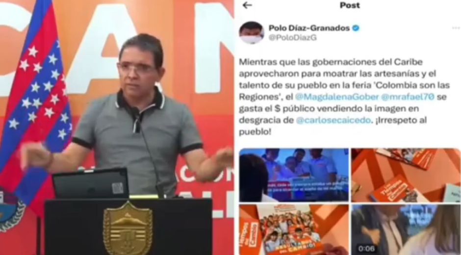 Captura de pantalla Al menos siete quejas ha presentado la Flip por los hostigamientos del gobernador a la prensa.