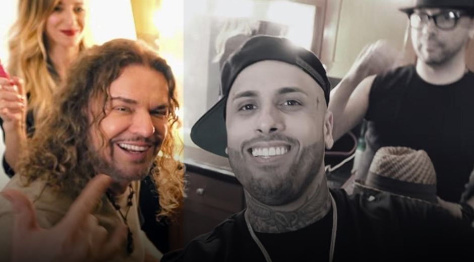 Cortesía. Maná y Nicky Jam en el video 'De Pies a Cabeza', canción que fue eliminada de todas las plataformas.