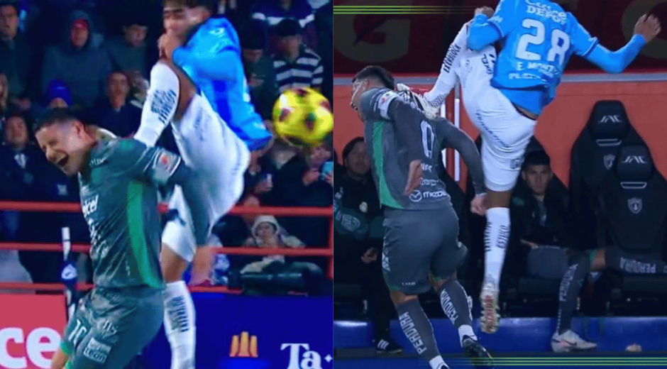 Cortesía Brutal patada de Montiel a James Rodríguez que acabó en expulsión