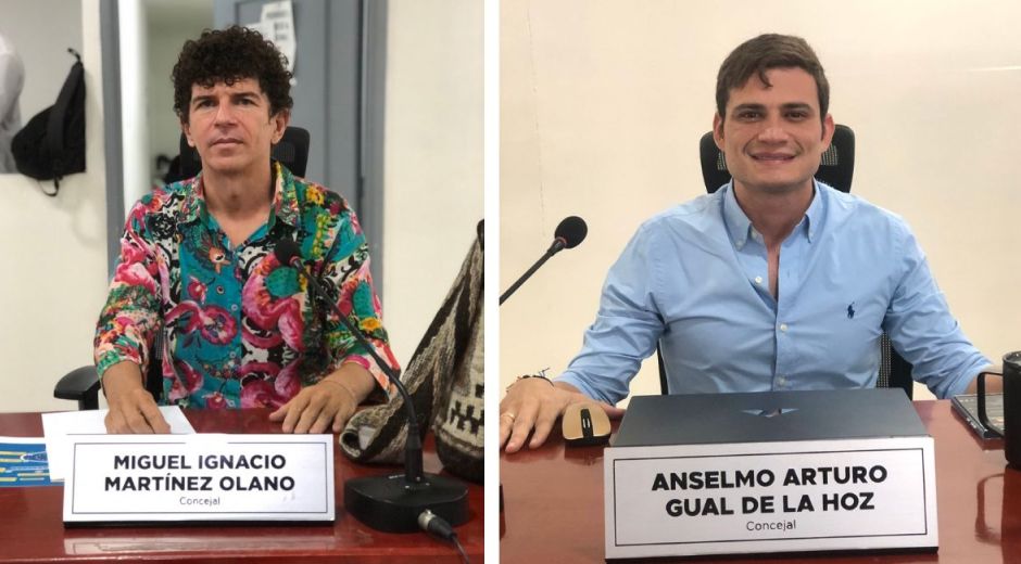 El concejal Martínez y Gual pertenecen al partido ADA